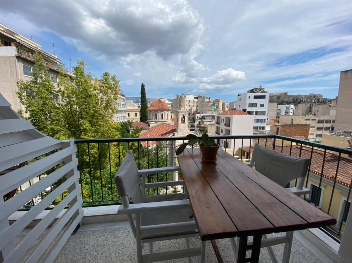 Mosaics Aprtm In Monastiraki With Acropolis View Apartment เอเธนส์ ภายนอก รูปภาพ